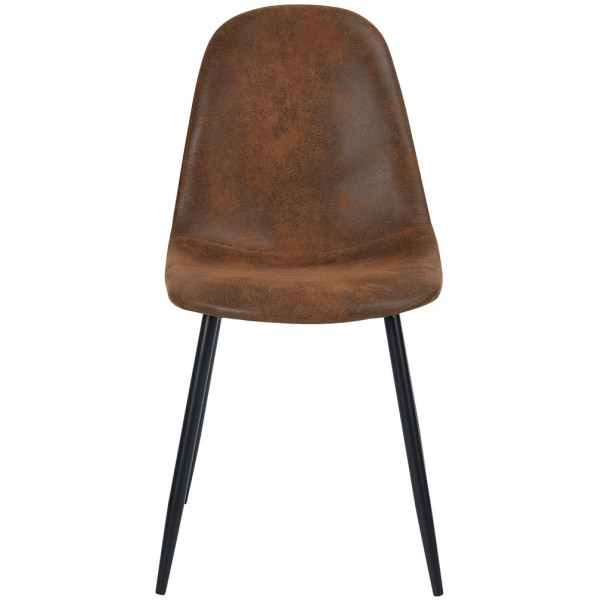 Silla Stz C Piel Pu Pata Metal Set de 4 - Imagen 3
