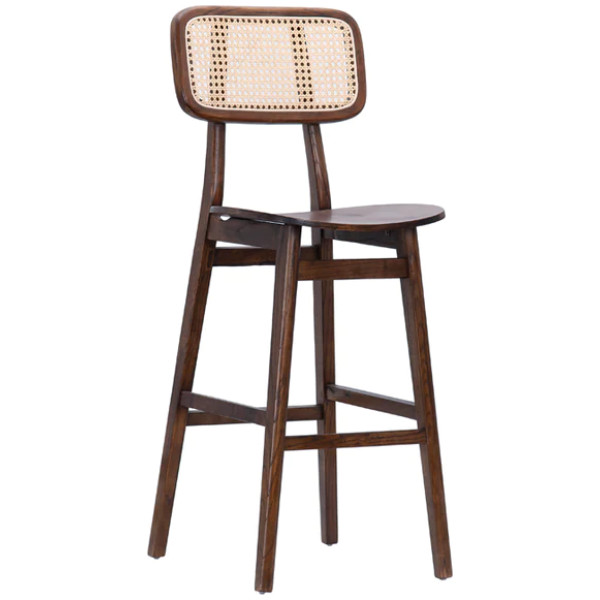 Banco Fear Bejuco natural y Madera Kitchen Stool o Bar stool - Imagen 3