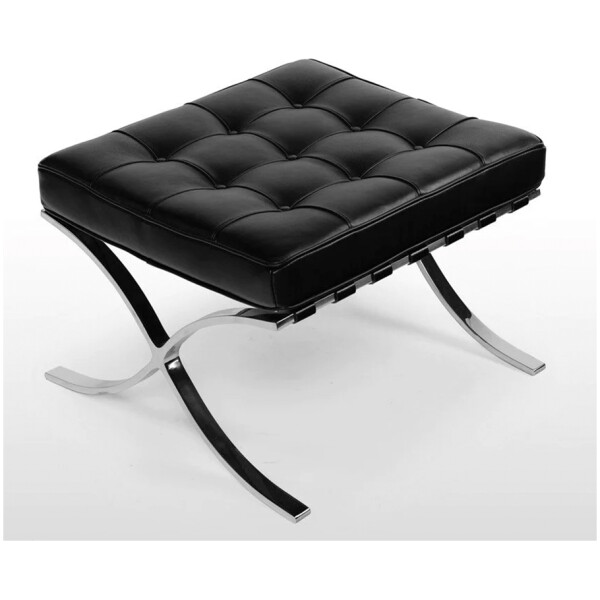 Taburete Barcelona Ottoman Piel Italiana