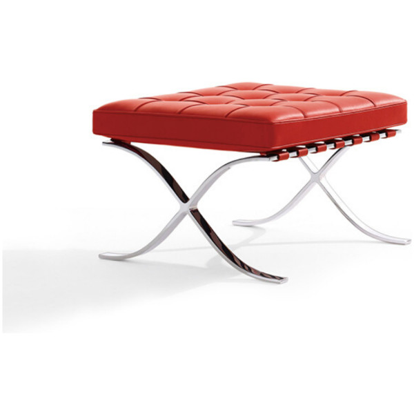 Sillon Barcelona Ottoman Piel 100% replica - Imagen 4
