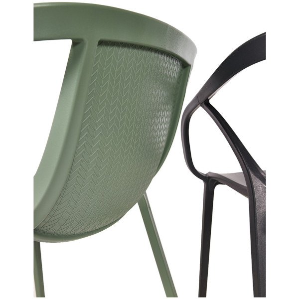 Silla Hop Ezpeleta - Plastico Exterior apilable Uv - Imagen 6