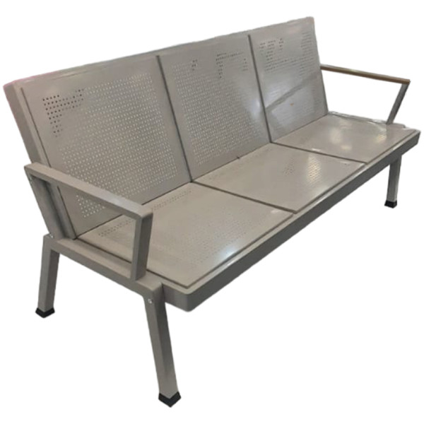 Banca Aeropuerto Park Avenue AE-21 3 Plazas Metalica Uso Rudo - Imagen 2