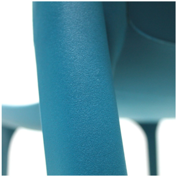 Silla Exterior Asti Var Turquesa o crema polipropileno UV - Imagen 4
