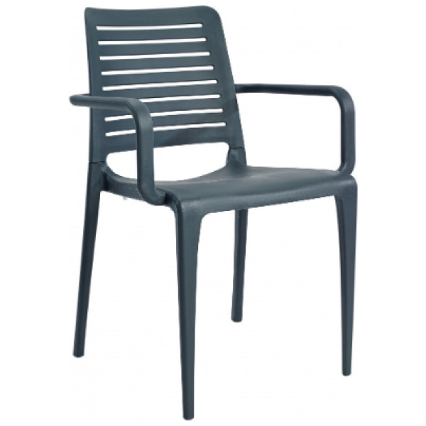 Silla Park Ezpeleta - Plastico Exterior apilable Uv - Imagen 7