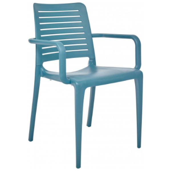 Silla Park Ezpeleta - Plastico Exterior apilable Uv - Imagen 5