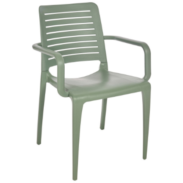 Silla Park Ezpeleta - Plastico Exterior apilable Uv - Imagen 6