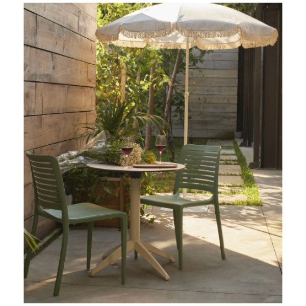 Silla Park Ezpeleta - Plastico Exterior apilable Uv - Imagen 3