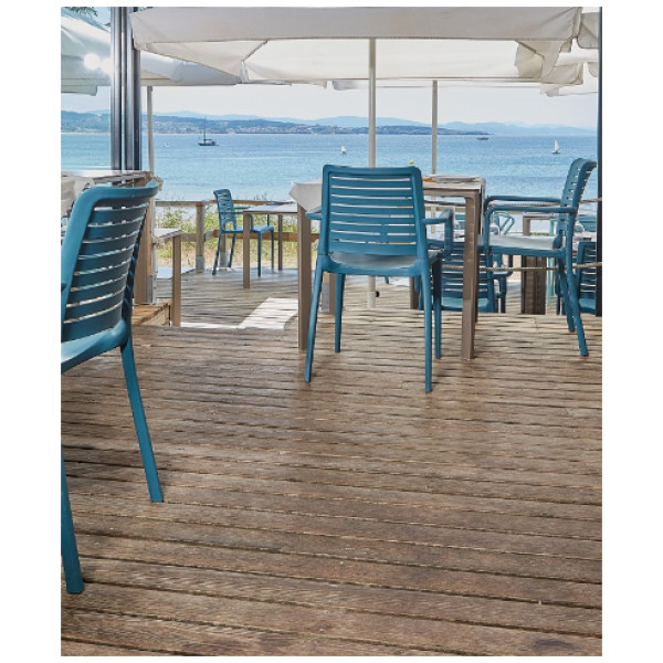 Silla Park Ezpeleta - Plastico Exterior apilable Uv - Imagen 4