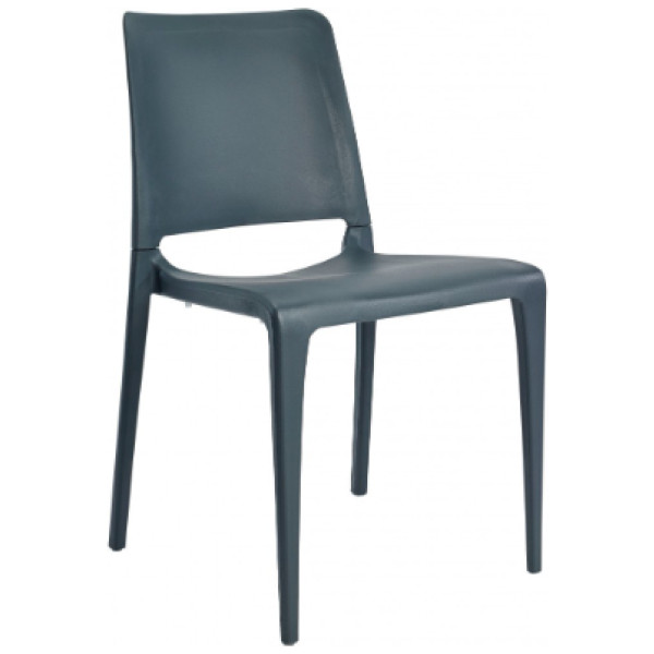 Silla Hall Ezpeleta Sin brazo - Plastico Exterior apilable Uv - Imagen 2