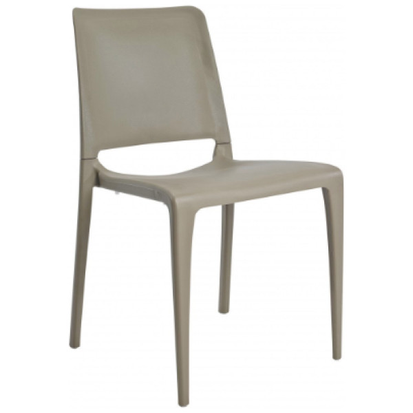 Silla Hall Ezpeleta Sin brazo - Plastico Exterior apilable Uv - Imagen 3