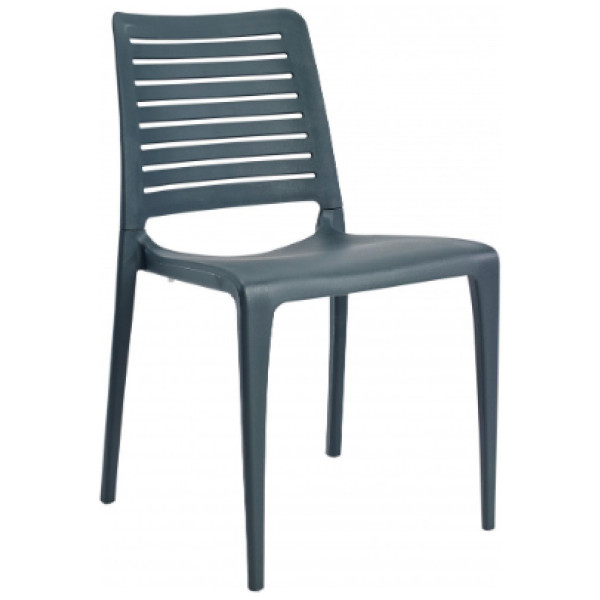 Silla Park Ezpeleta  Sin Brazo – Plastico Exterior Apilable Uv - Imagen 4