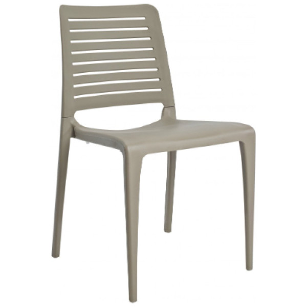 Silla Park Ezpeleta  Sin Brazo – Plastico Exterior Apilable Uv - Imagen 5