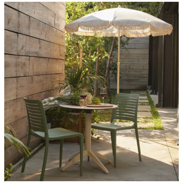 Silla Park Ezpeleta  Sin Brazo – Plastico Exterior Apilable Uv - Imagen 6