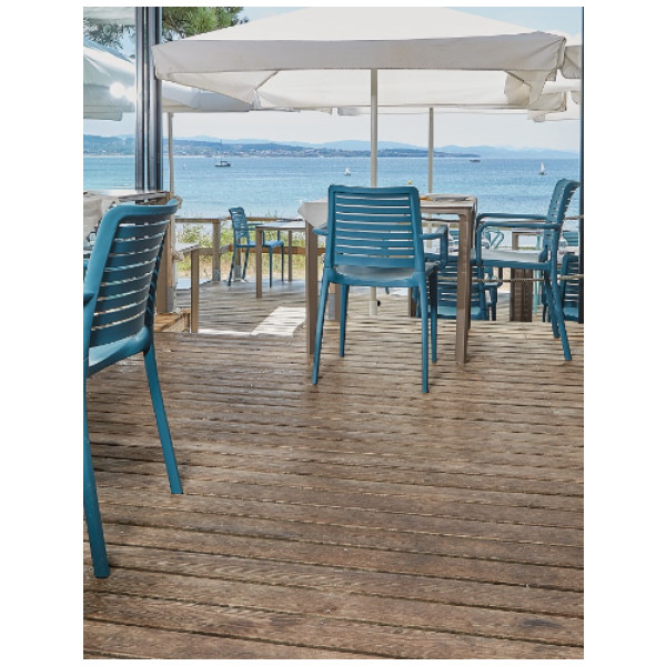 Silla Park Ezpeleta  Sin Brazo – Plastico Exterior Apilable Uv - Imagen 7
