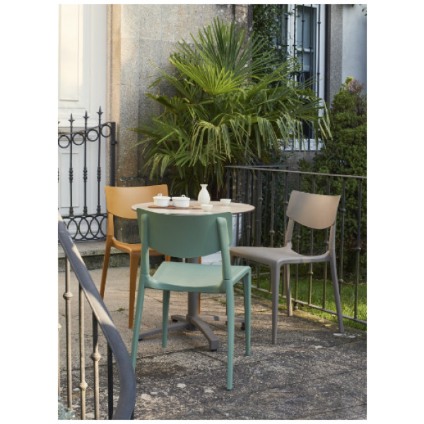 Silla Town Ezpeleta Sin Brazo – Plastico Exterior Apilable Uv - Imagen 2