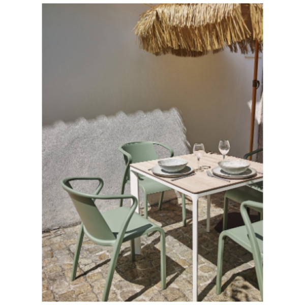 Mesa Exterior Meet Ezpeleta-Cuadrada 90x90 - Imagen 6