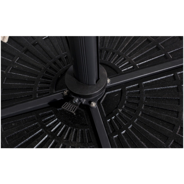 Parasol FLEXO-Ezpeleta 3×3 Giro De 360 Estructura Blanca - Imagen 9
