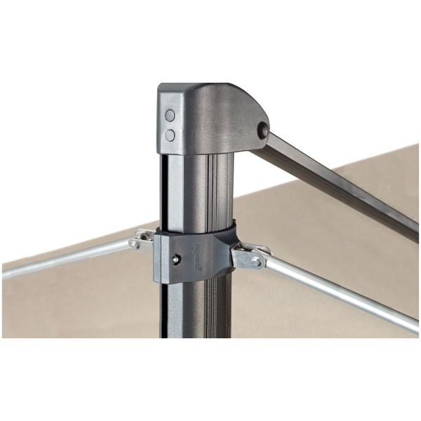 Parasol FLEXO-Ezpeleta 3×3 Giro De 360 Estructura Blanca - Imagen 10