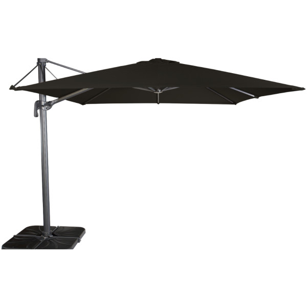 Parasol FLEXO-Ezpeleta 3x3 Giro de 360 Estructura Gris Antracita - Imagen 3
