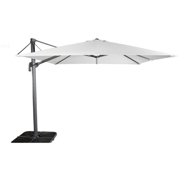 Parasol FLEXO-Ezpeleta 3x3 Giro de 360 Estructura Gris Antracita - Imagen 4