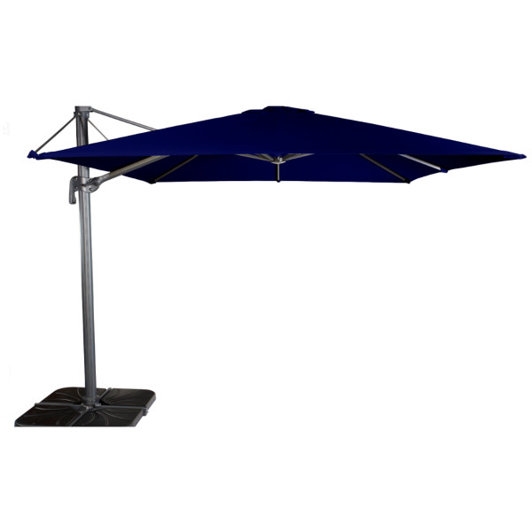 Parasol FLEXO-Ezpeleta 3x3 Giro de 360 Estructura Gris Antracita - Imagen 6