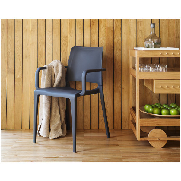 Silla Hall Ezpeleta - Plastico Exterior apilable Uv - Imagen 10