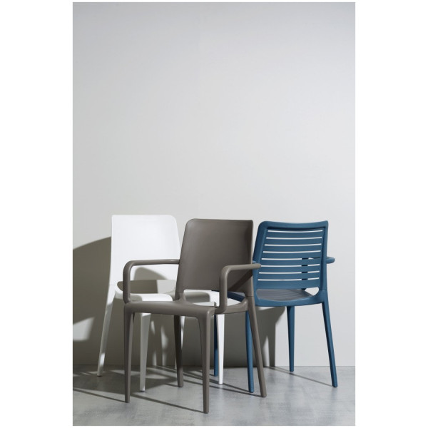 Silla Hall Ezpeleta - Plastico Exterior apilable Uv - Imagen 12