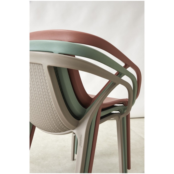 Silla Hop Ezpeleta - Plastico Exterior apilable Uv - Imagen 4
