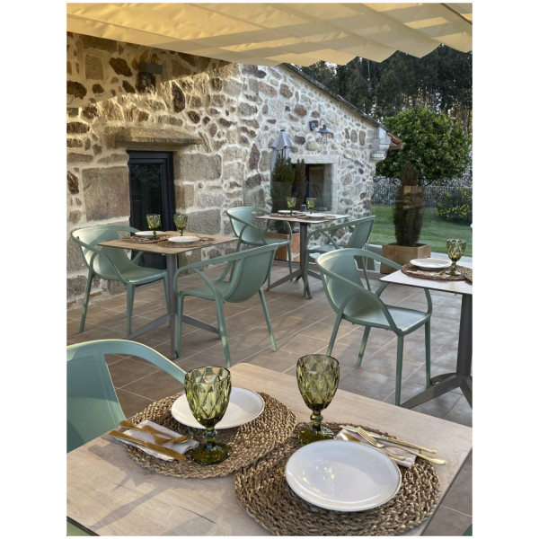 Silla Hop Ezpeleta - Plastico Exterior apilable Uv - Imagen 2