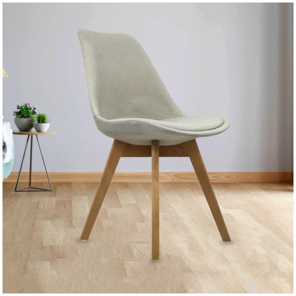 Silla Frankfurt Eames Tapizada Acojinada - Imagen 9