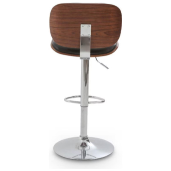 Banco Tennessee Chapa Madera Nogal & Piel Pu - Imagen 2