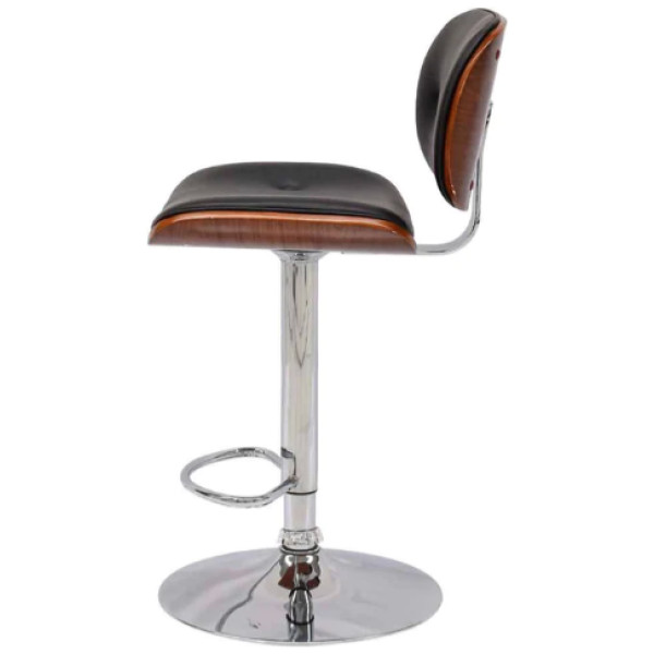 Banco Tennessee Chapa Madera Nogal & Piel Pu - Imagen 3