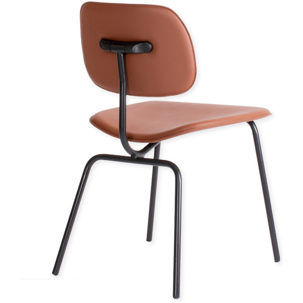 Silla SILHOUETTE OHV-142 Estilo Eames LCM tapizada en Piel Soft Revolving - Imagen 2