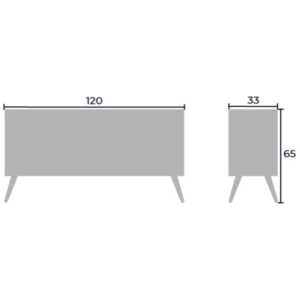 Mesa Para Tv Reno 1.20 - Imagen 6