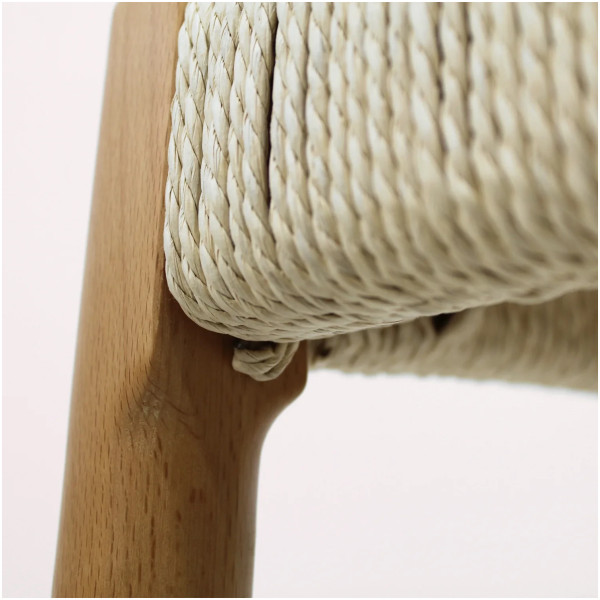 Silla Monaco Asiento Tejido Estilo Elbow - Imagen 13