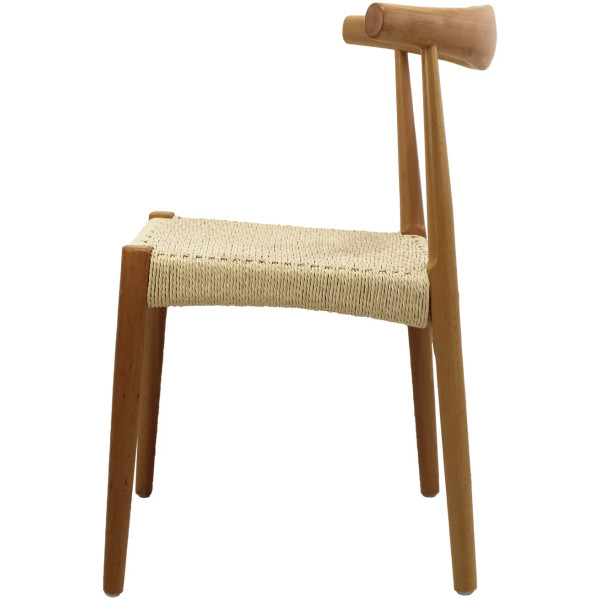 Silla Monaco Asiento Tejido Estilo Elbow - Imagen 7