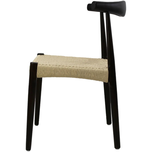 Silla Monaco Asiento Tejido Estilo Elbow - Imagen 6