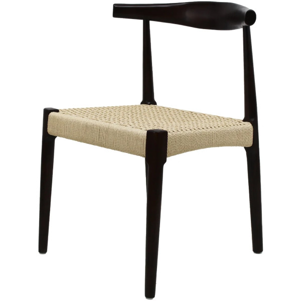 Silla Monaco Asiento Tejido Estilo Elbow - Imagen 5