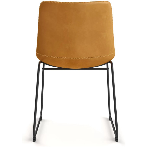 Silla Stz Piel Cafe Camel - Imagen 6