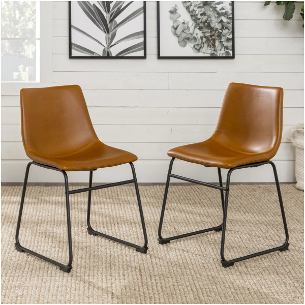 Silla Stz Piel Cafe Camel - Imagen 8