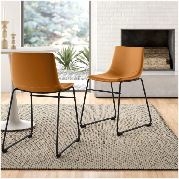 Silla Stz Piel Cafe Camel - Imagen 10