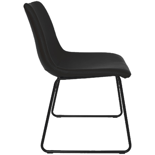 Silla Stz Piel Negro - Imagen 7
