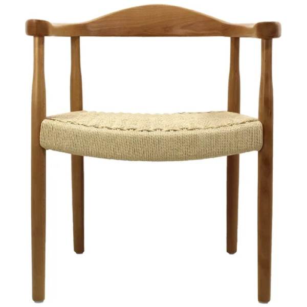 Silla Monaco Brazo Asiento Tejido Natural - Imagen 2