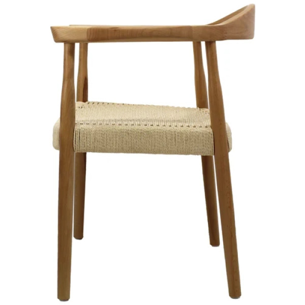 Silla Monaco Brazo Asiento Tejido Natural - Imagen 6