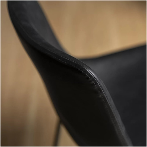 Silla Stz Piel Negro - Imagen 3