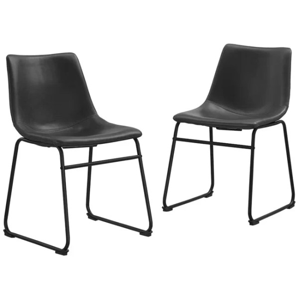 Silla Stz Piel Negro