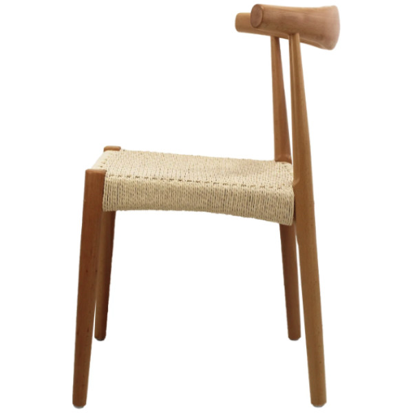 Silla Wegner Sin brazo Natural Tejida - Imagen 3