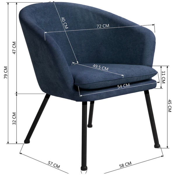 Silla Sillon Dixi - Imagen 3