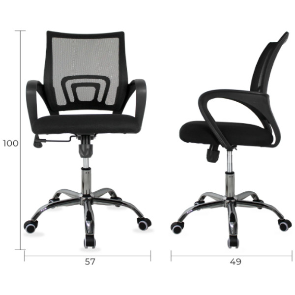 Silla Ejecutiva 107 Mesh Economica malla - Imagen 4
