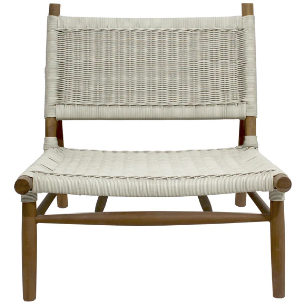 Sillón Ratan Chi-3 Rattan Sintetico Sillon Madera Teca - Imagen 2